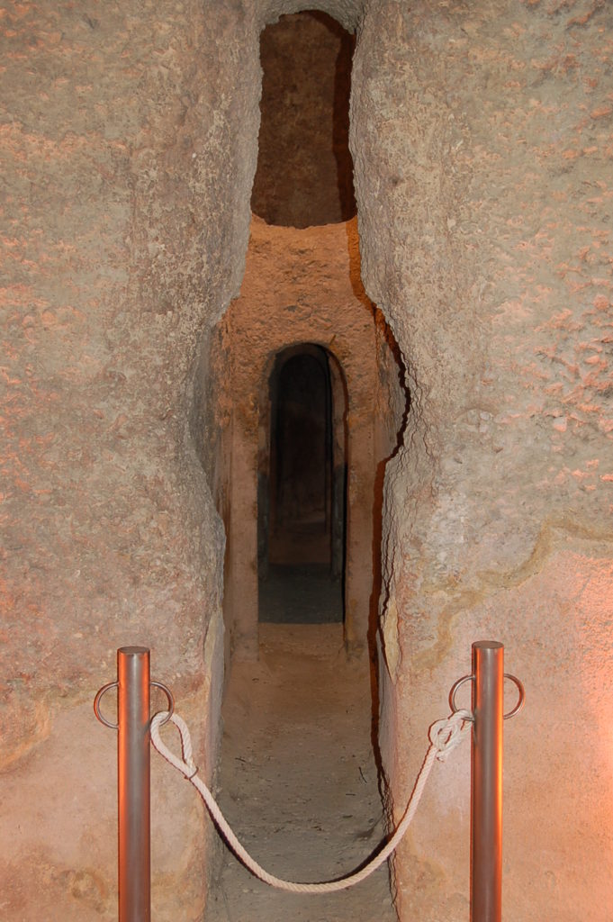 Detalle de las cisternas romanas