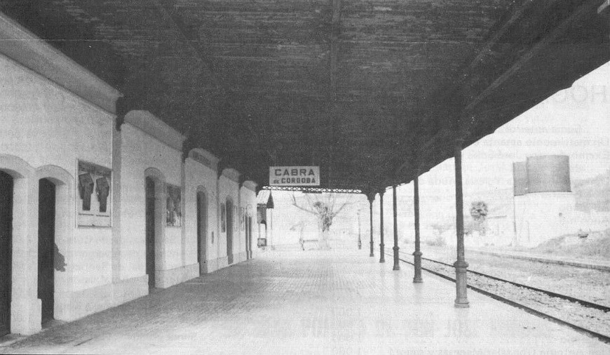 Estacion de Cabra en 1984 (Fuente: Cabra en el recuerdo)