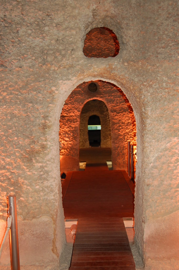 Vista de las cisternas romanas