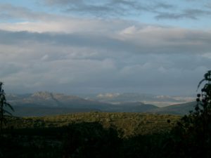 Vista desde el camino en el PK 3